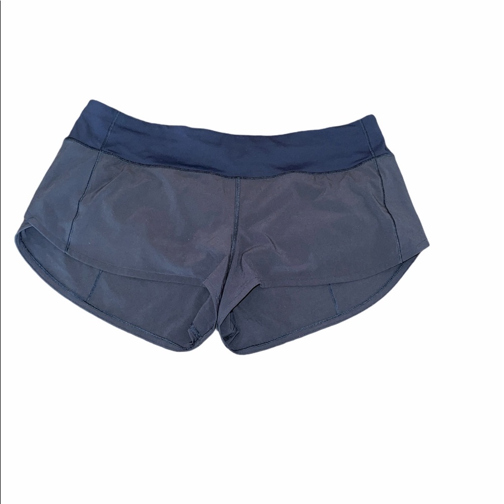 Lululemon size 10 navy speed up shorts